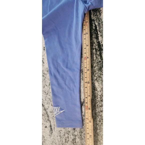 NIKE LEGGINGS BABY GIRL SIZE 18 MONTHS BLUE ELASTIC WAIST **PANTS ONLY!** NEW - Picture 6 of 6
